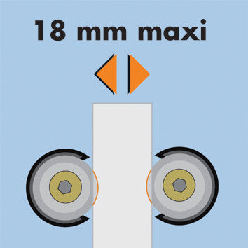 Kaistaleikkuri Plac & Roll Stripper, Edma 0629