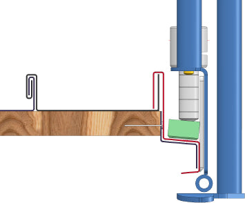 Gable-sheet-closer Vario, Falzsid