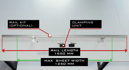 Roll Cutter Rail Kit, Buschmann 0310